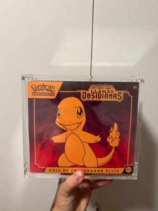 Caja Entrenador Élite Llamas Obsidianas Pokémon