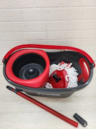 Vileda Turbo Set de Fregona con Cubo y Escurridor