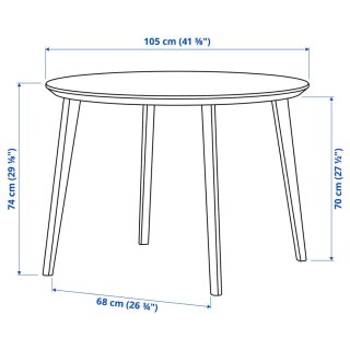 Mesa IKEA Comedor Redonda