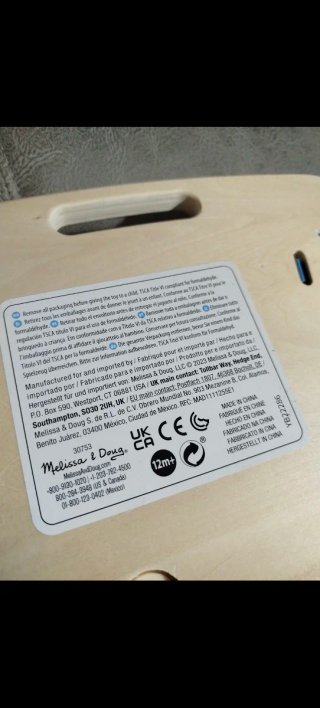 Tablero sensorial madera niños pequeños