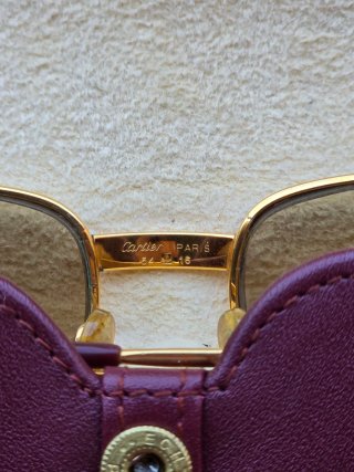 Set Cartier Vintage 1988 Occhiali Completo