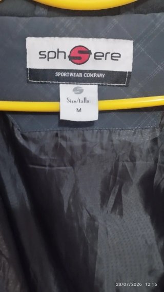 Anorak gris talla M