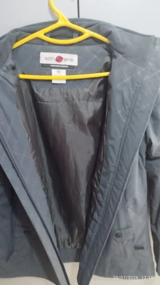 Anorak gris talla M