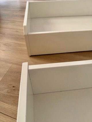2 Cajones Ikea Blancos Madera
