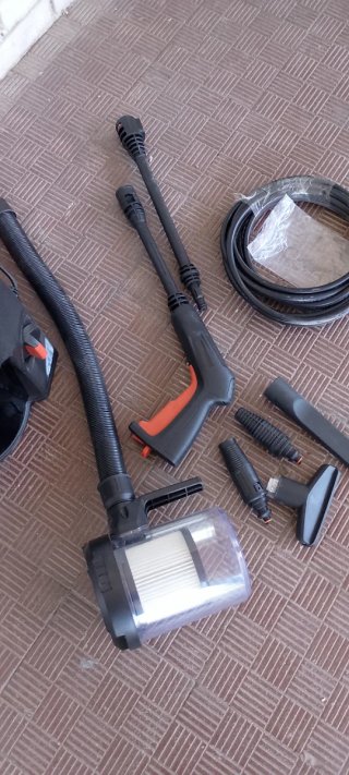 Hidrolavadora y aspirador 2 en 1