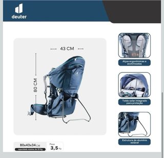 Mochila Portabebés Deuter Kid Comfort Pro