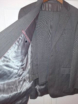 Traje de chaqueta gris hombre talla 54
