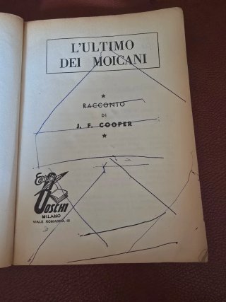 L'ultimo dei Mohicani vintage
