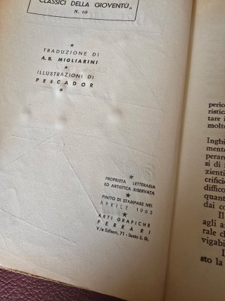 L'ultimo dei Mohicani vintage
