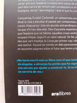 De la caverna al cosmos (Eudald Carbonell)