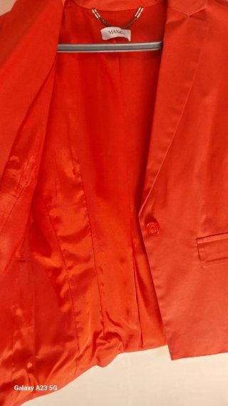 Completo Max&Co Giacca + Pantalone Rosso Tg 42