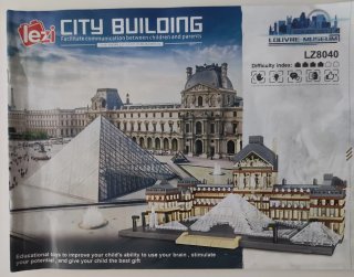 Modello Tipo Lego Louvre. Nanoblock