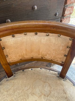 Coppia poltroncine legno da restaurare