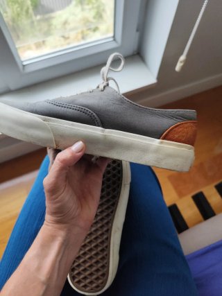 Vans Zapatillas de Piel Grises