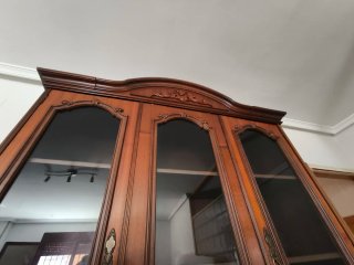 Vitrina Aparador Clásica Madera Maciza
