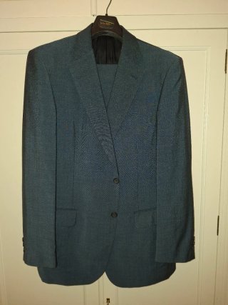 Traje de chaqueta azul hombre talla 54
