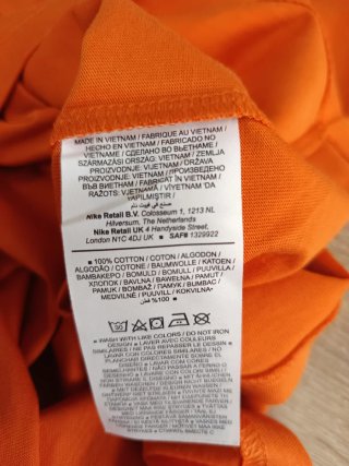 Camiseta Jordan Logo Baloncestista Naranja