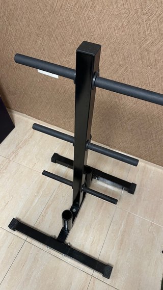 Soporte para discos de gimnasio