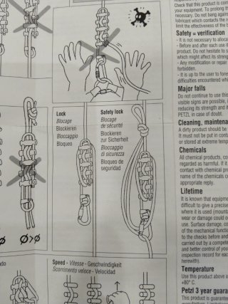 Descensor PETZL para grandes verticales