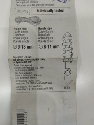 Descensor PETZL para grandes verticales