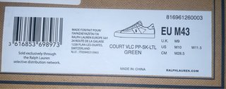 Zapatillas Polo Ralph Lauren Verdes y Blancas