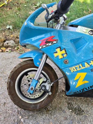 Mini Moto Suzuki GSX Rizla 49cc Azul/Amarillo