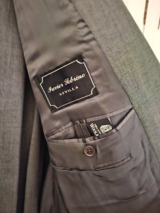 Traje Javier Simona Gris Hombre talla 58