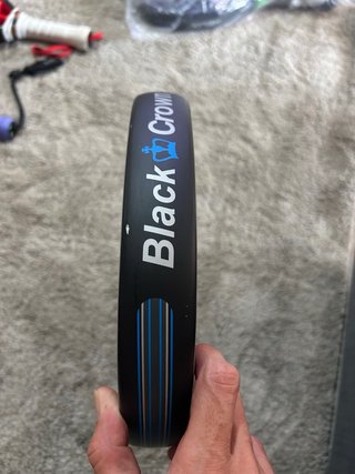 Pala Pádel Black Crown Pitón 12 Silver