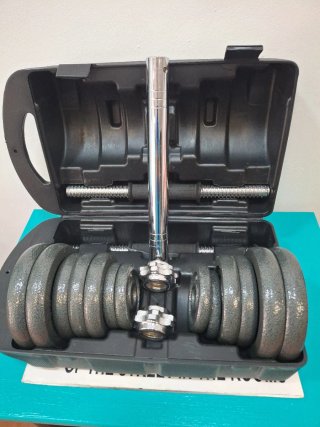 Maletín Mancuernas y Barra 20kg