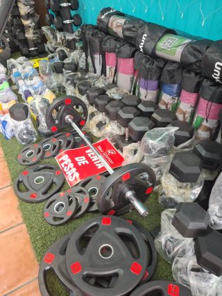 Maletín Mancuernas y Barra 20kg