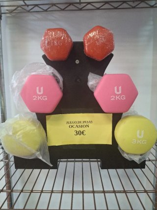 Maletín Mancuernas y Barra 20kg