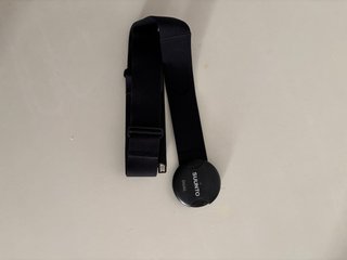 Sensor Suunto Dual y banda pectoral.