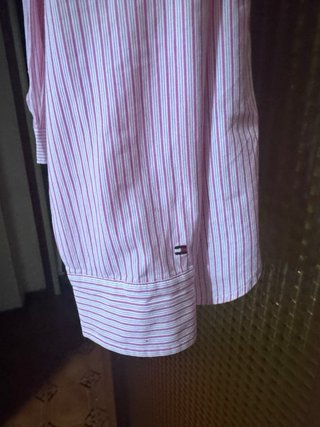 Camisa Tommy Hilfiger original rosa de rayas