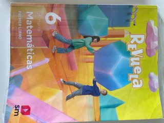 3 Libros de matemáticas de 6 de primaria