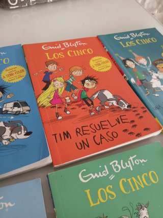 Colección 9 libros de Los Cinco