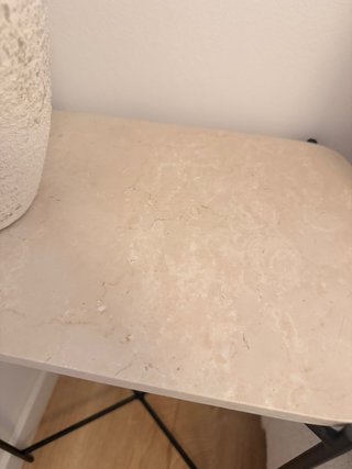 Mesita Mármol y Metal Zara Home