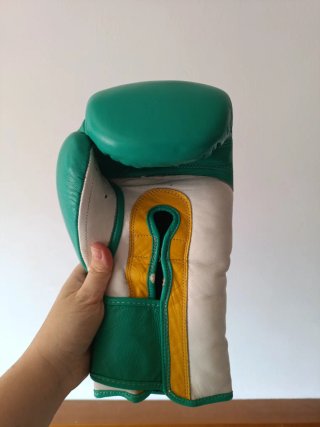 Guantes de boxeo Fujimae verdes