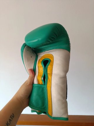 Guantes de boxeo Fujimae verdes
