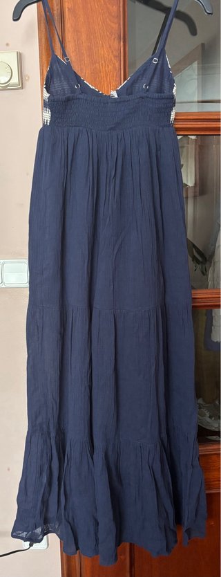Vestido midi tirantes Springfield azul marino