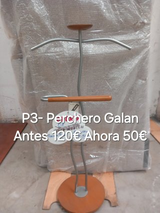 Perchero Galán Metal y Madera