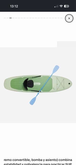 Tabla Paddle Surf Completa + Accesorios