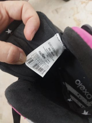 Patines en línea Oxelo negros y rosas
