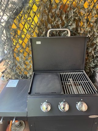 Barbacoa Imor Negra y Plateada