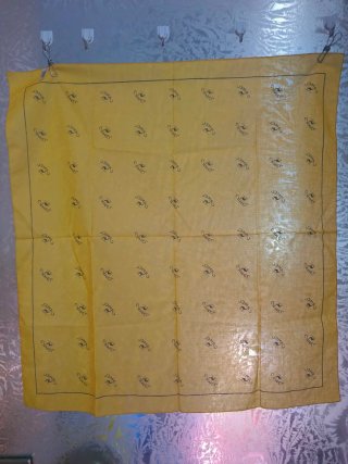 Foulard Camel anni 80 misura grande