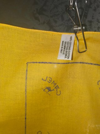 Foulard Camel anni 80 misura grande