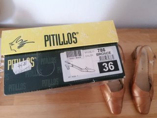 Zapatos Pitillos Piel Marrón Talla 36