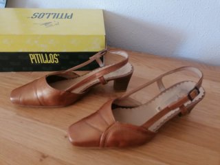Zapatos Pitillos Piel Marrón Talla 36