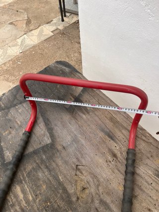 Soporte Pared Bicicleta Rojo