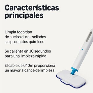 Amazon Basics Mopa a Vapor para Limpieza de Suelos