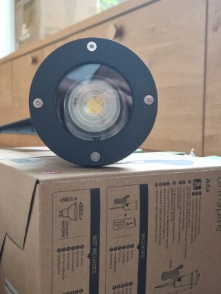 2 Focos exterior jardín IP65 bombillas GU10 850LM